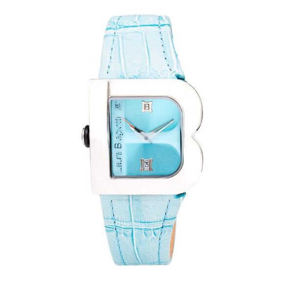 Laura Biagiotti Blue Leather Bracelet Women's Watch